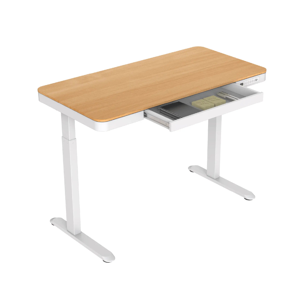 Mesa com Regulagem de Altura Elétrica Elements Musa Wood